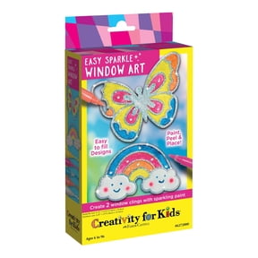 Creativity for Kids Window Art Mini Kit - Easy Sparkle