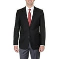 thumbnail image 1 of Creativo Classic Fit Solid Black Two Button Suit Jacket Blazer, 1 of 3