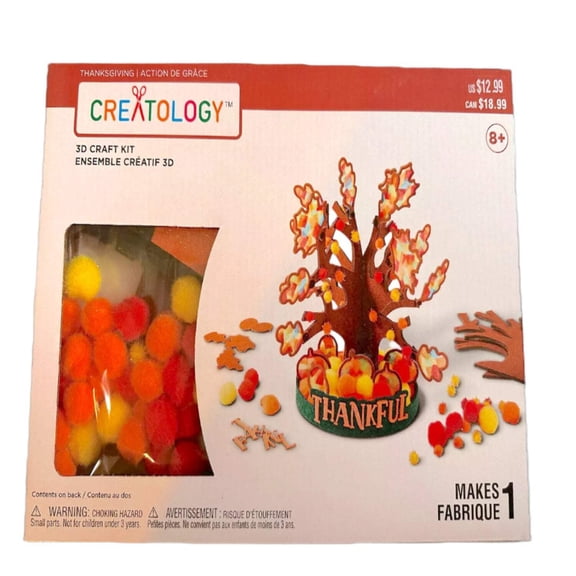 Creatology Thanksgiving 3D Tree Craft Kit for Kids 8+