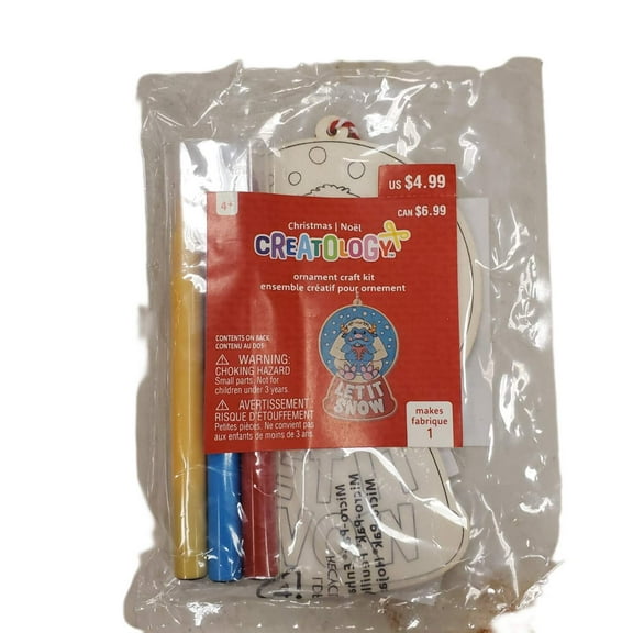 Creatology Let It Snow Christmas Ornament Kit