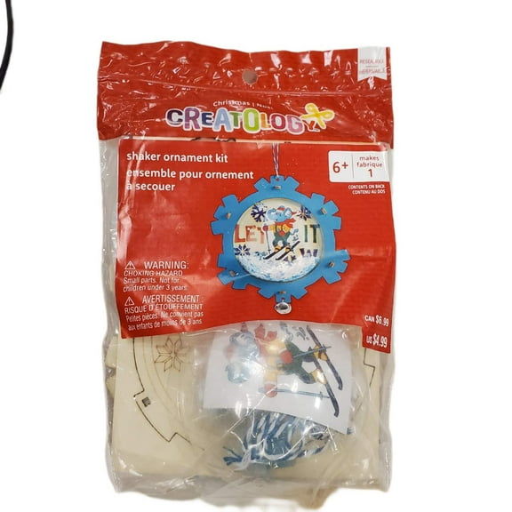 Creatology Christmas Shaker Ornament Craft Kit