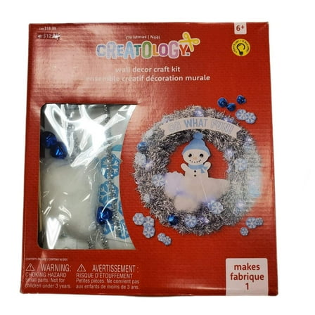 Creatology Christmas Light-Up Wreath Making Craft Kit