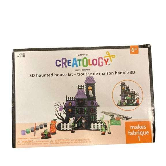 Creatology Halloween 3D Haunted House Build Up Kit