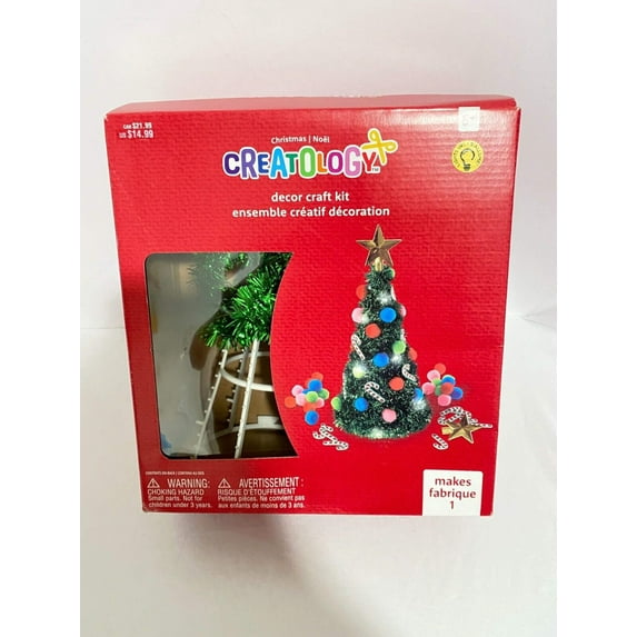 DIY Light-Up Green Tree Kit – Christmas Craft Project