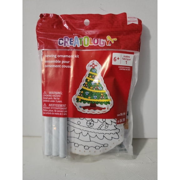Creatology sewing christmas tree craft kit
