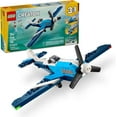 thumbnail image 1 of Creator 3 in 1 Aircraft Race Plane Toy - Building Toy with 3 Building Options, Airplane, Fighter Jet, or Helicopter - Gift Idea for Kids, Boys and Girls, Ages 7+ - 31160, 1 of 7