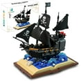 thumbnail image 1 of Creator Pirate Ship Building Set Compatible with Lego for Adults,Christmas Toy Building Blocks for Boys 8-14 Years 919 pcs, 1 of 7