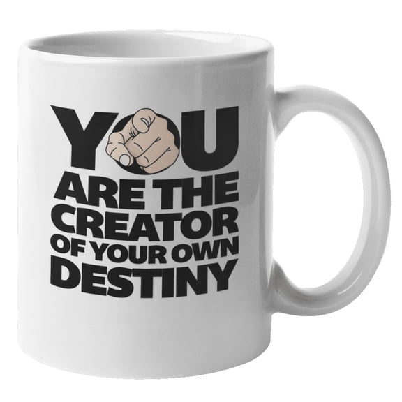 Creator of Own Destiny Coffee & Tea Mug for Goal Digger Men & Women (11oz)