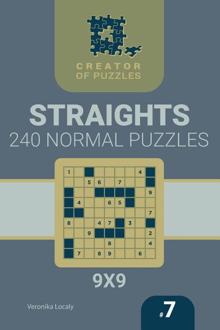 Creator of Puzzles - Straights Creator of puzzles - Straights 240 Normal (Volume 7), Book 7, (Paperback)