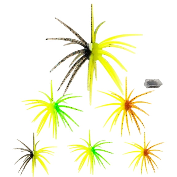 Creature Bait for Bass Fishing – Soft Plastic Lures, Fuzzy Dice & Sea Urchin Styles for Trout, Crappie & Tackle Box