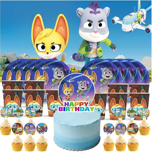 Creature Cases Birthday Cups Party Supplies Decor Backdrop Paper Plates Fans Decorations Banner