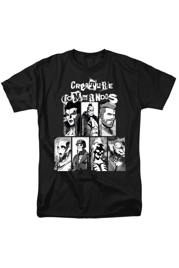 Portraits Unisex Adult T Shirt, Black, 3X-Large