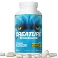 thumbnail image 1 of CREATURE® Creatine Complex-Builds Muscle, Strength, Stamina, 180 Veggie Caps, 60 Servings, 1 of 7