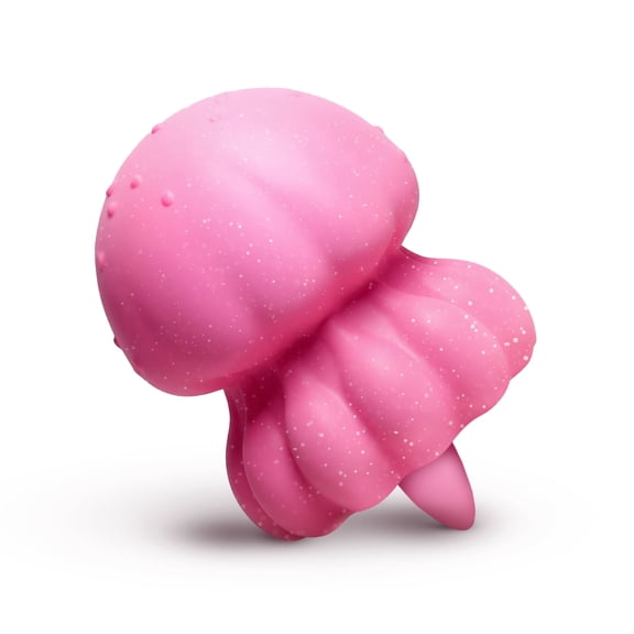 Creature Cuites Glow Jelly Licking & Vibrating Rechargeable Silicone Clitoral Vibrator, Pink