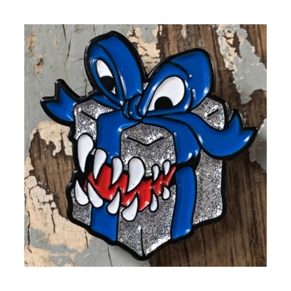 Creature Curation Mimic Present (Silver & Blue) New