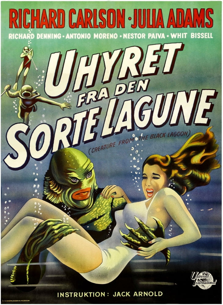 Creature From The Black Lagoon Canvas Art - (11 x 17)
