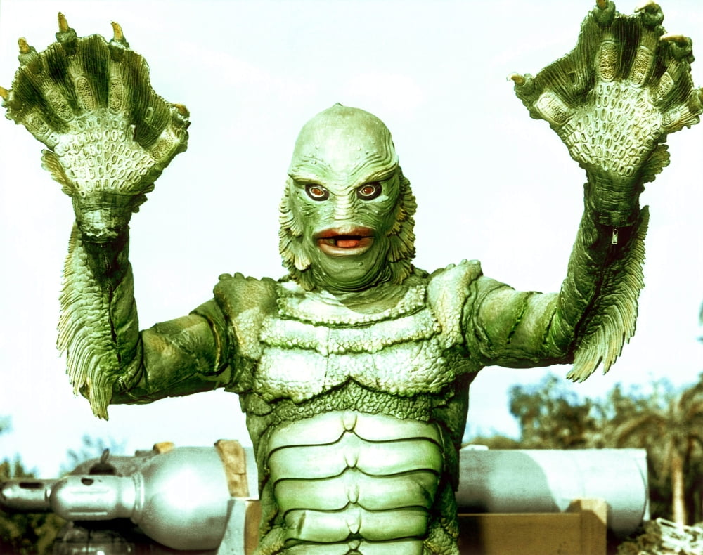 Creature From The Black Lagoon Canvas Art - (20 x 16)