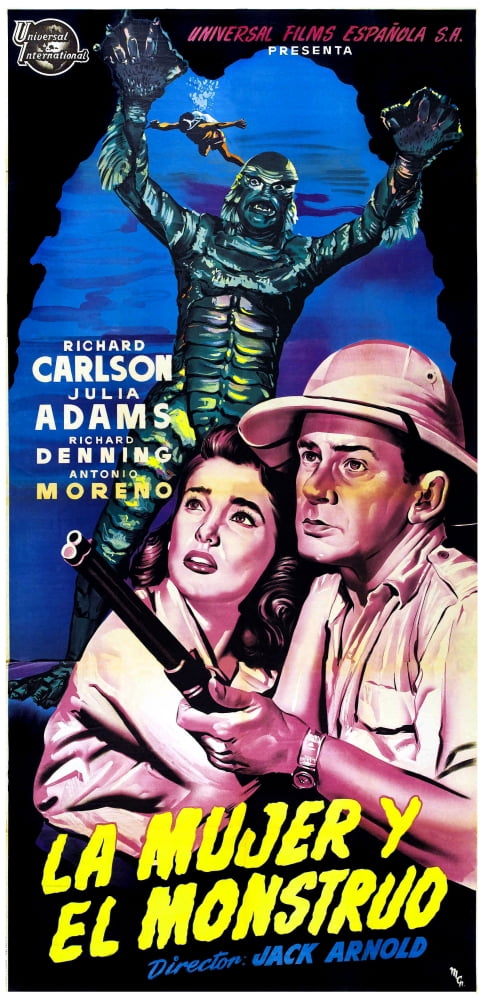 Creature From The Black Lagoon Canvas Art - (24 x 36)