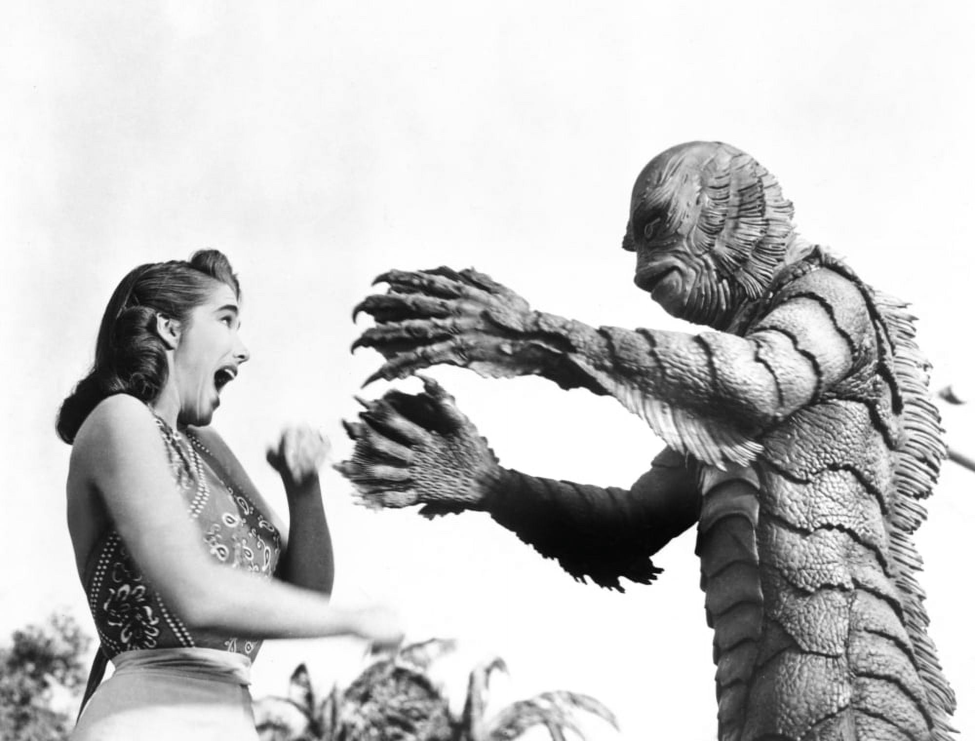 Creature From The Black Lagoon Canvas Art - (28 x 22)