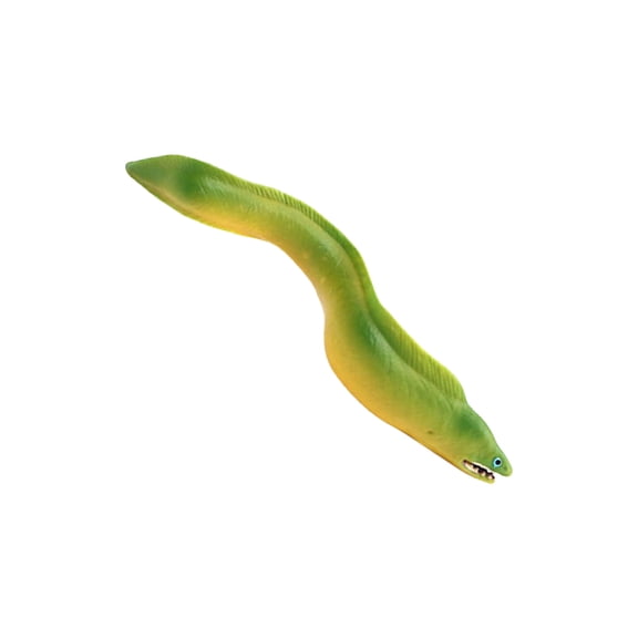 Creature Marine Fish Figure Realistic Design Eel Model Figurine for Classroom Biology Learning and Education Display