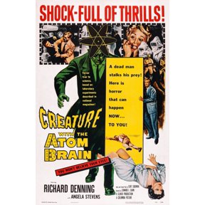 Creature With The Atom Brain Canvas Art - (11 x 17)