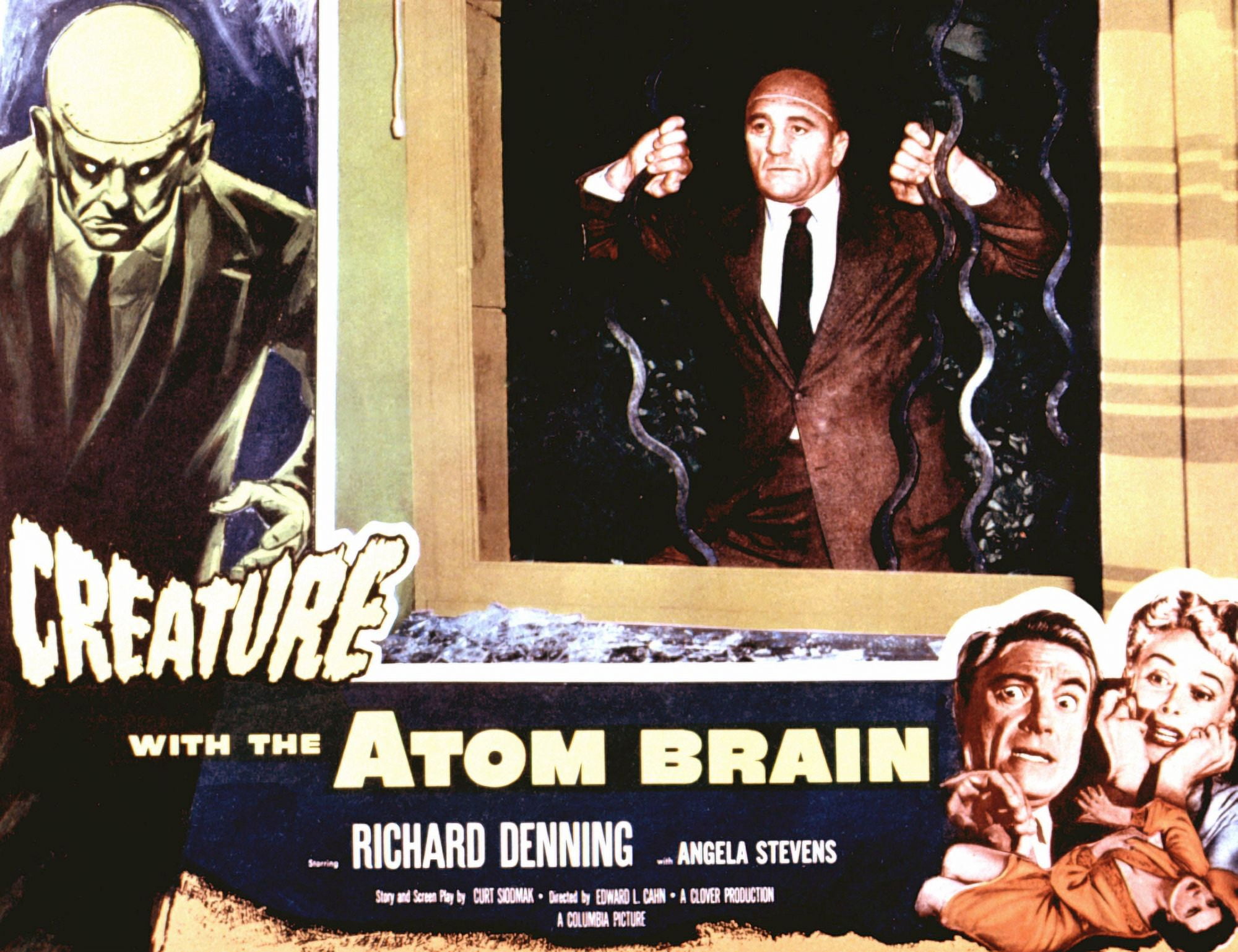 Creature With The Atom Brain The Canvas Art - (28 x 22)