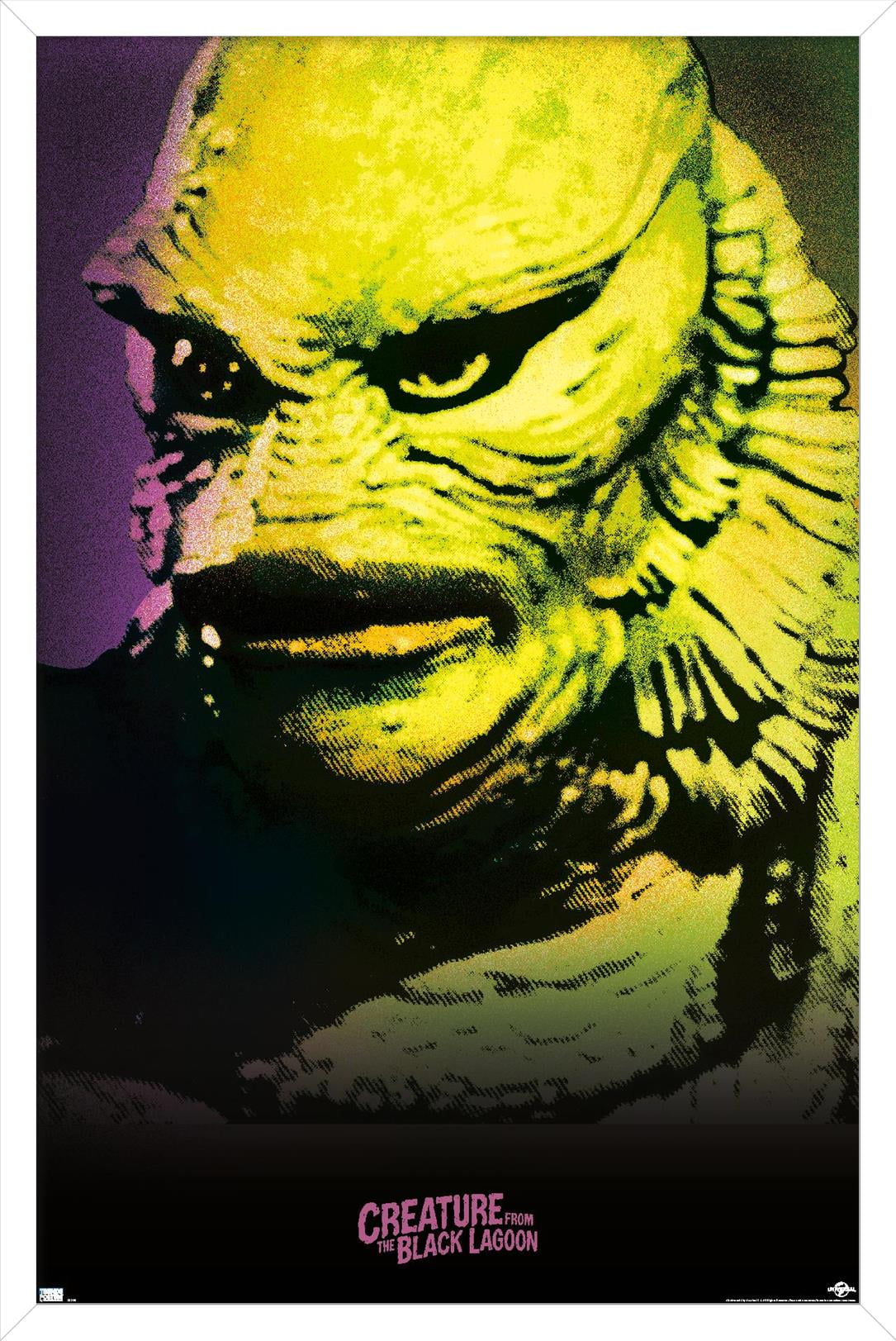 Creature from the Black Lagoon - Close-Up Wall Poster, 14.725" x 22.375" Framed