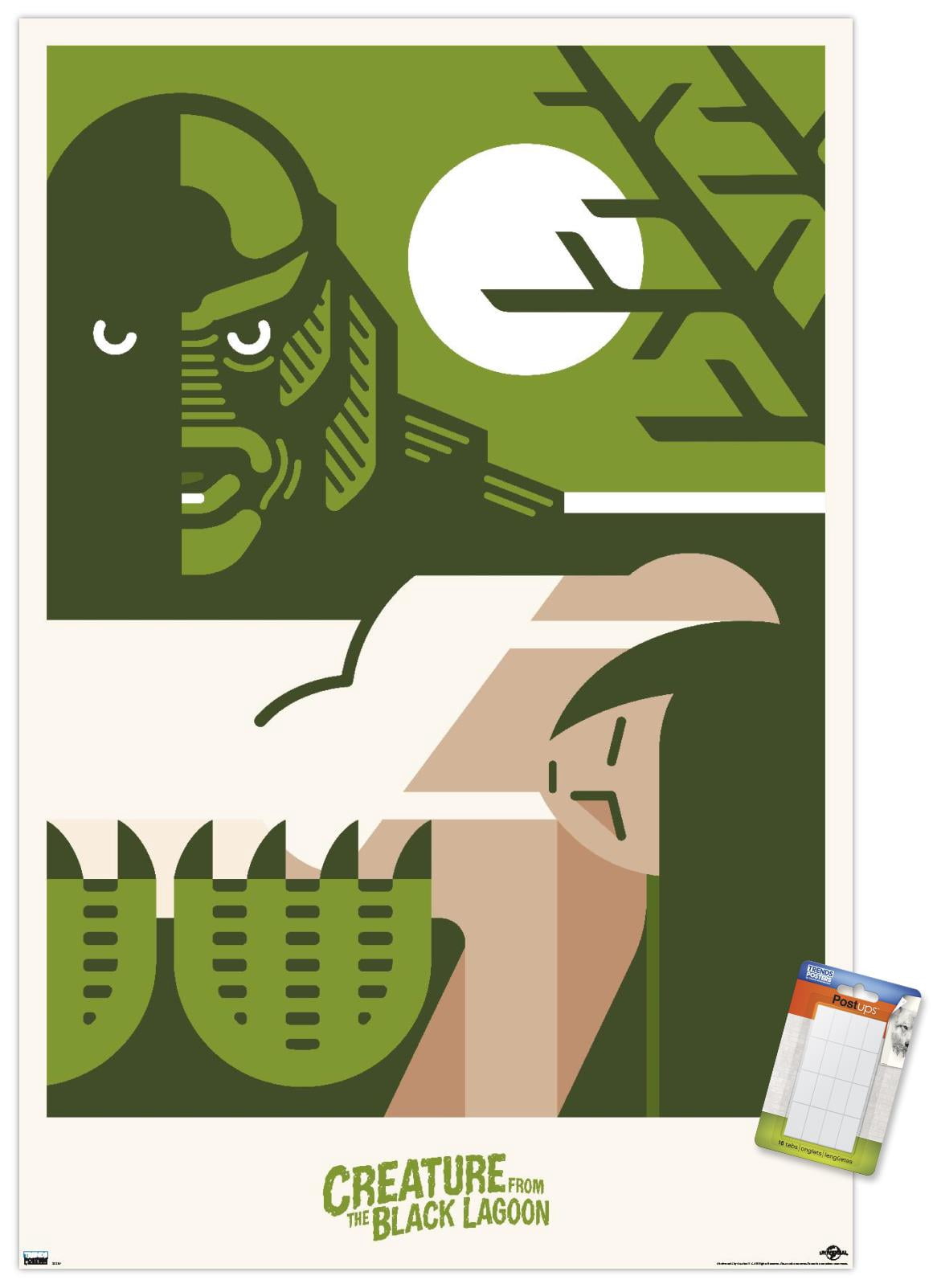 Creature from the Black Lagoon - Graphic Wall Poster, 14.725" x 22.375"