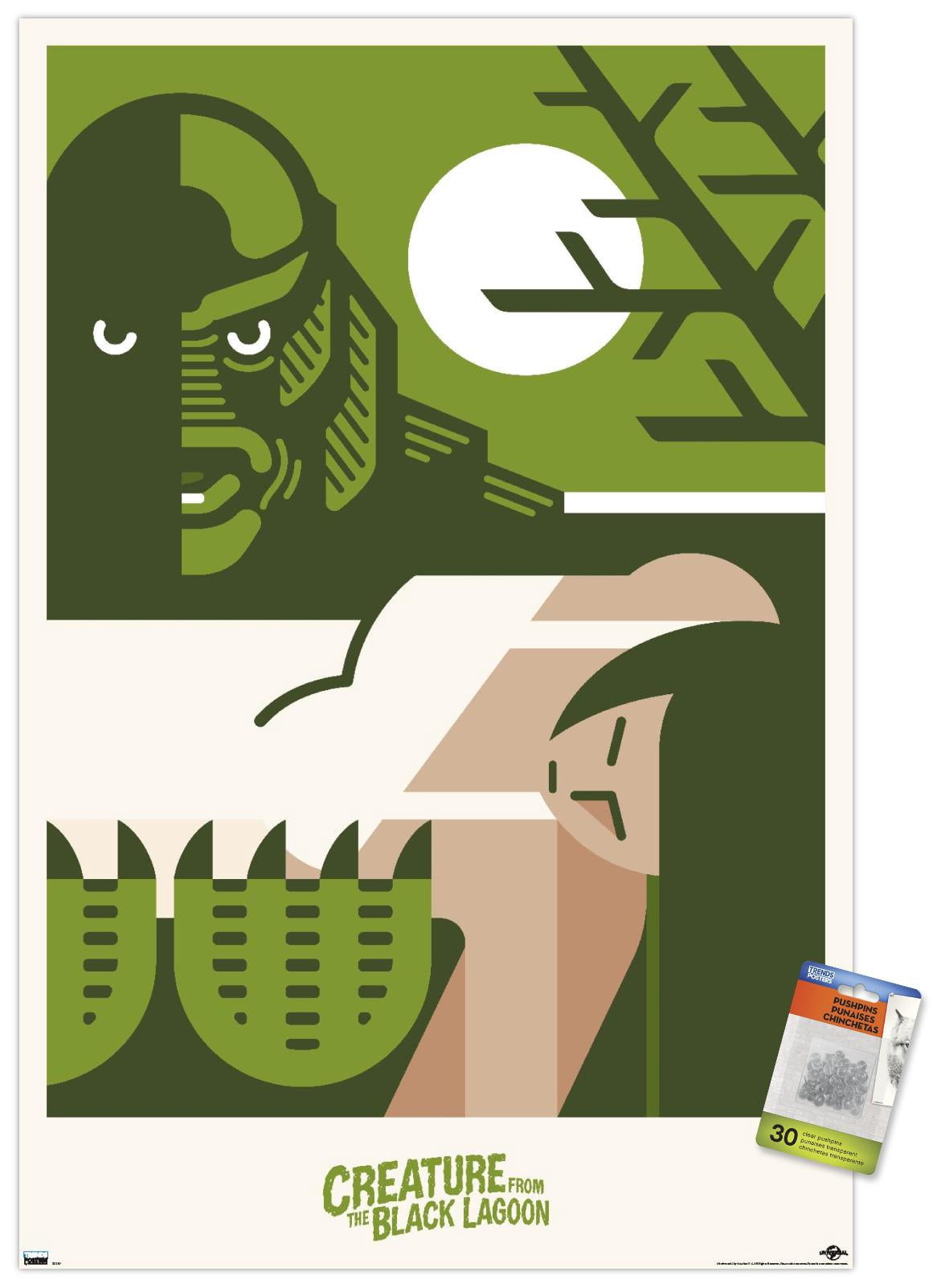 Creature from the Black Lagoon - Graphic Wall Poster with Pushpins, 22.375" x 34"