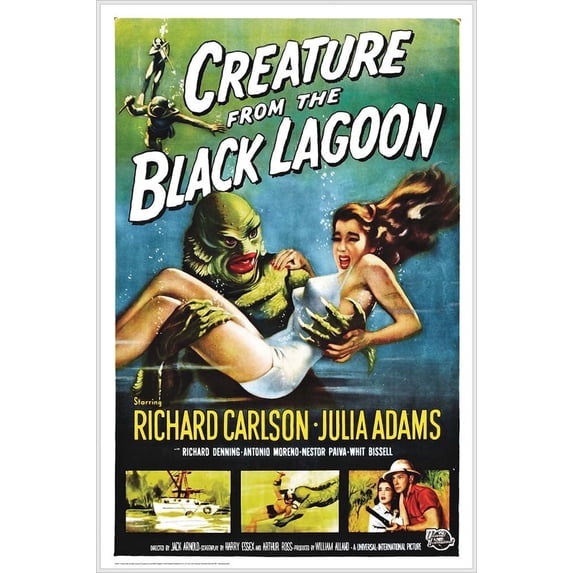 Creature from the Black Lagoon Laminated Movie Poster - 24.5" x 36.5"