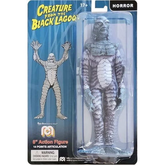 Mego Action Figure 8 Inch BW Creature From The Black Lagoon