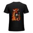thumbnail image 1 of Creatureopolis Chicago Beast Black Cotton T-Shirt - Classic Fit, Round Neck, Short Sleeve, Adult Size 1752, 1 of 3