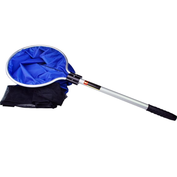 Professional Fish Landing Net with Non-slip Handle for Arowana Soft Mesh Fish Net for Stress Free Transfering