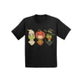 thumbnail image 1 of Creatures In Face Mask Halloween TShirt - Party T-Shirt Funny Tee Shirt for Toddler Girls Boys Kids - 2T 3T 4T 5T, 1 of 4