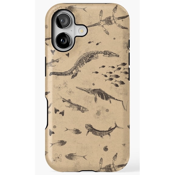 Creatures Western Interior Seaway Ocean Phone Case for iPhone 11 12 13 14 15 16 17 Pro Max