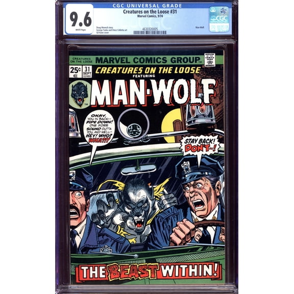 Creatures on the Loose #31 - CGC 9.6 Comic Book