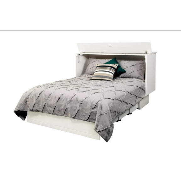 Creden-ZzZ Cottage White Cabinet Bed