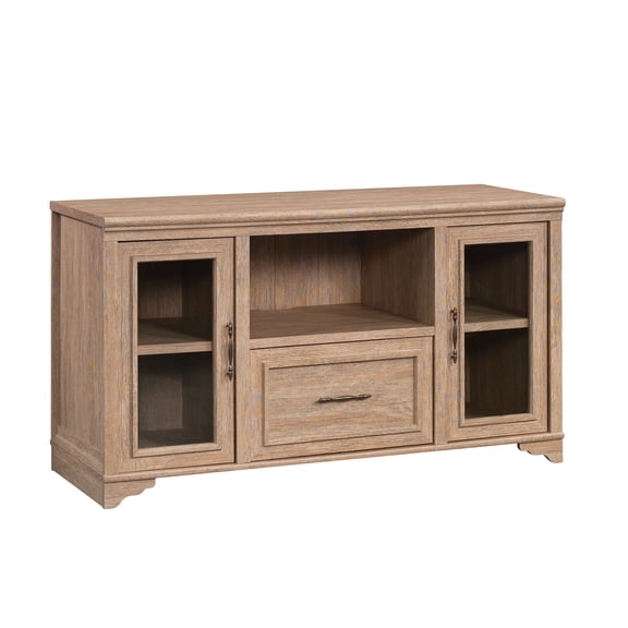 Credenza with File Drawer, Brown finish