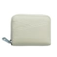 thumbnail image 1 of Credit Card Holder Leather Credit Card Wallet with Zipper-Style 3, 1 of 5