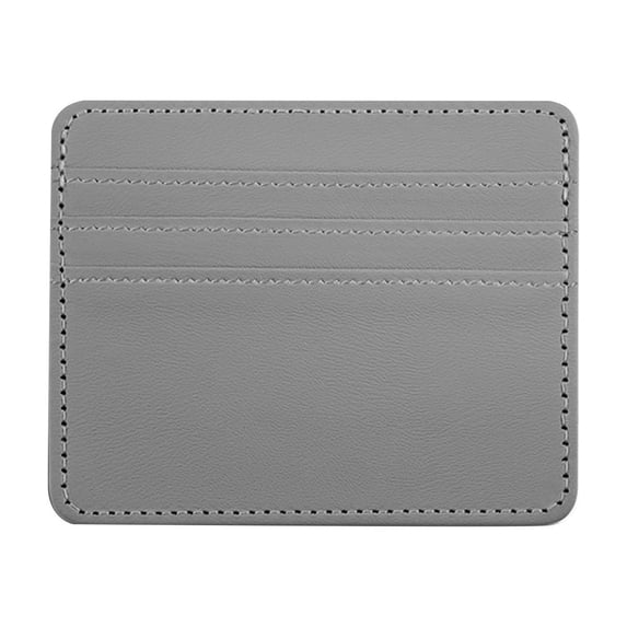 Credit Card Holder, Slim Minimalist Front Pocket Credit Card Wallet, Small Compact Card Case with ID Window for Men & Women, Gray