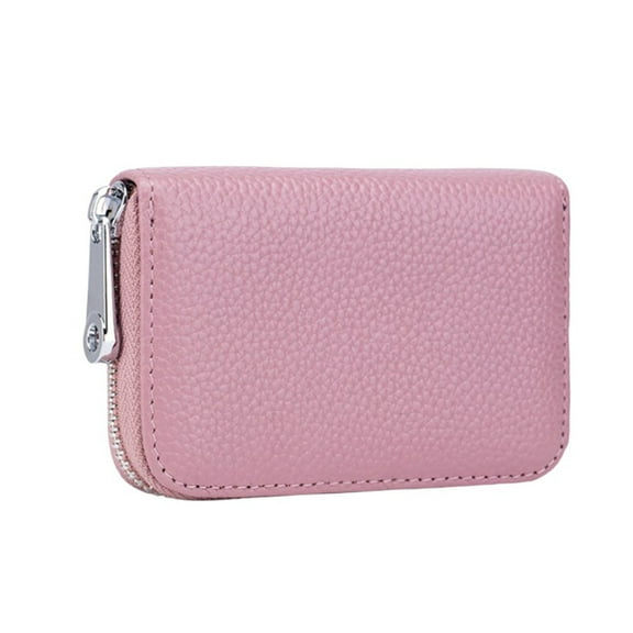 Credit Card Holder Wallet, Furenl Organizer Zipper Walle, Blocking Wallet for Women – Rfid Card Case Holder for Enhanced Security