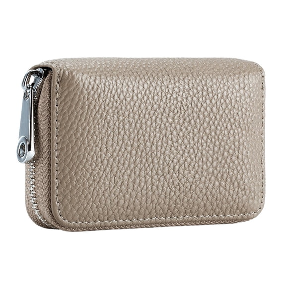 Credit Card Holder Wallet, Furenl Organizer Zipper Walle, Blocking Wallet for Women – Rfid Card Case Holder for Enhanced Security