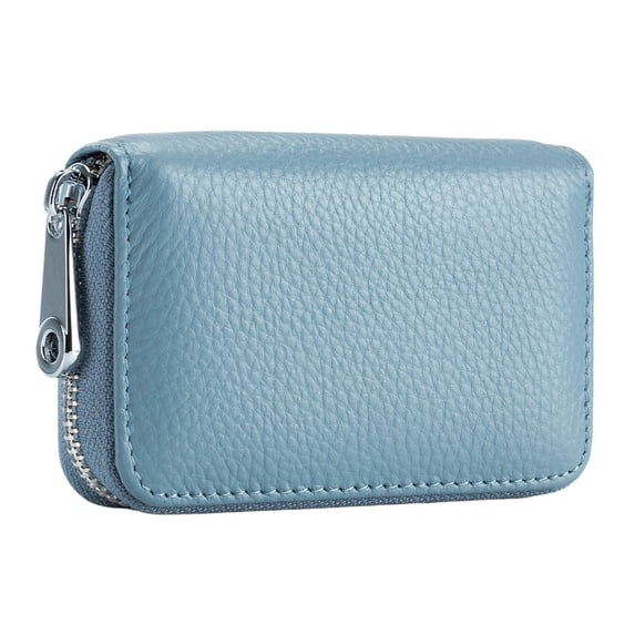 Credit Card Holder for Women, Women's Card & ID Cases, Credit Card Wallets for Women, RFID Blocking Credit Card Wallet, Zipper Wallet Women, Compact Size KeyChain Wallet 4.3x3.3 Inch 1Pcs