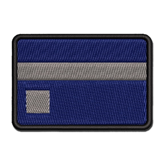 Credit Card Money Bills Applique Multi-Color Embroidered Iron-On Patch - 2.5 Inch Small