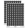 thumbnail image 1 of Credit Card Money Bills 200+ Round Stickers - Black - Matte Finish - 0.50" Size, 1 of 3
