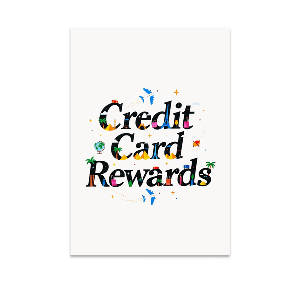 Credit Card Rewards Wall Art - Travel Enthusiast - 13x19 Glossy Poster Print