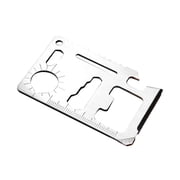 Credit Card-Sized Multi-Tool for Men - 12-in-1 Stainless Steel Wallet Tool for Everyday Carry, Father s Day & Birthday Gifts