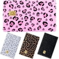 thumbnail image 1 of Credit Card Skin Stickers 4Pcs Leopard Print Debit Card Skin Stickers Removable Waterproof PVC Decal Cover Set for Transportation Key Debit Bus Cards Pink Grey Black Cheetah ID Cover for Women, 1 of 7
