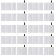 Credit Card USB2.0 Flash Drive 1GB 50 Pack Business Card Bank Card Shape Flash Drive Memory Stick Key Credit USB Drive White