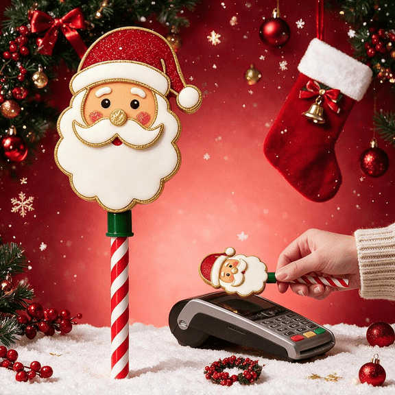 Christmas Payment Magic Wand, Card Reader Payment, Card Reader Prop, Tap-to-Pay Wand